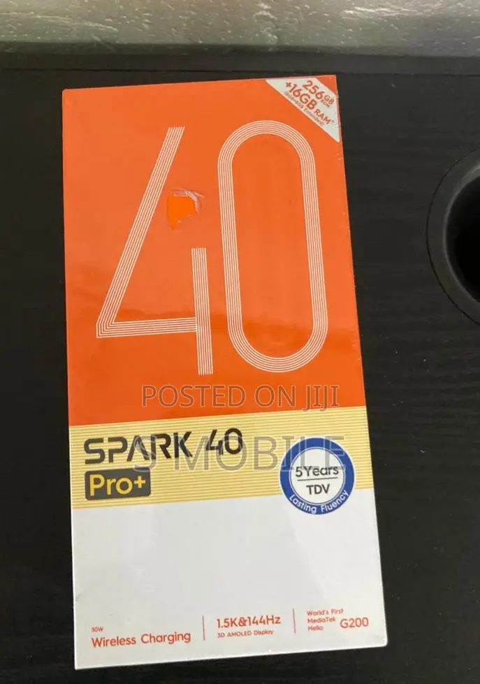 New Tecno Spark 40 Pro+ 256 GB Gray