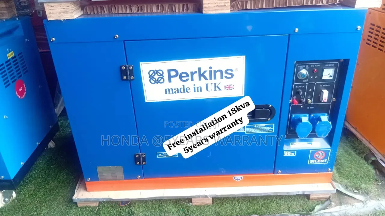 Original Perkins 18kva Diesel Generator – Built to Last 18kva