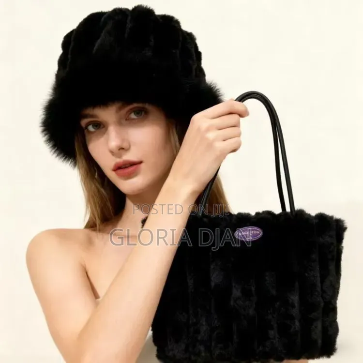 Fluffy Tote Bat + Hat