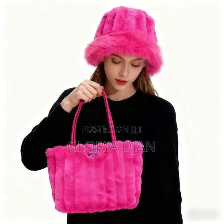 Fluffy Tote Bat + Hat