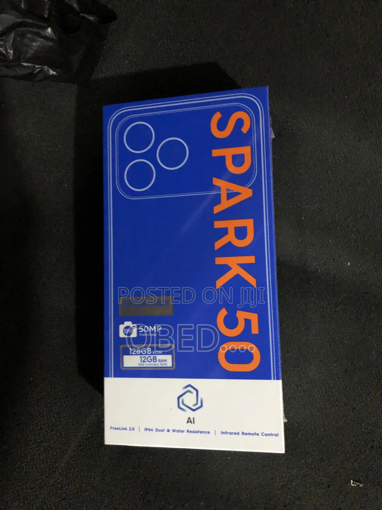 New Tecno Spark 50 128 GB Gray