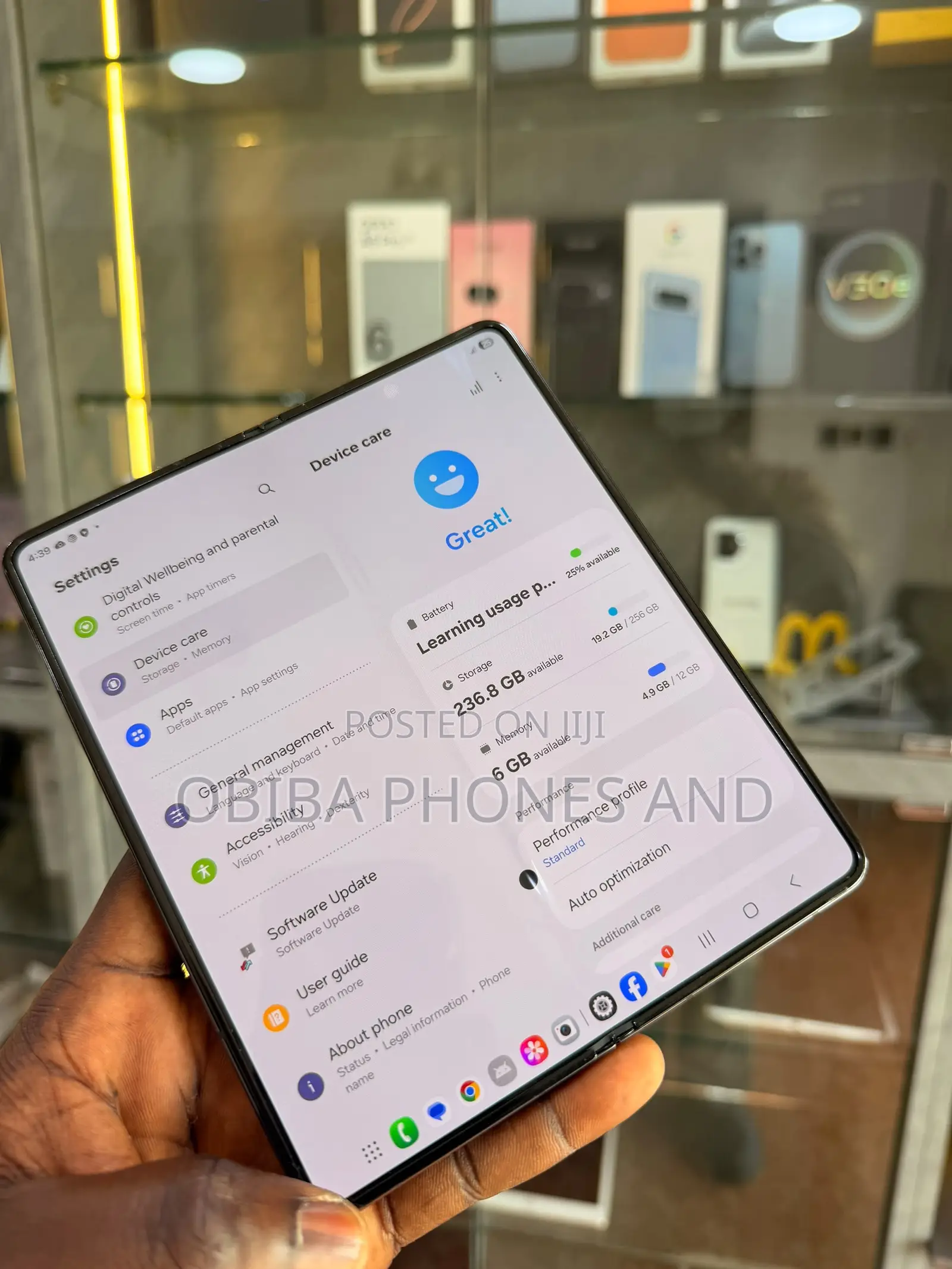 Samsung Galaxy Z Fold 5 256 GB Black