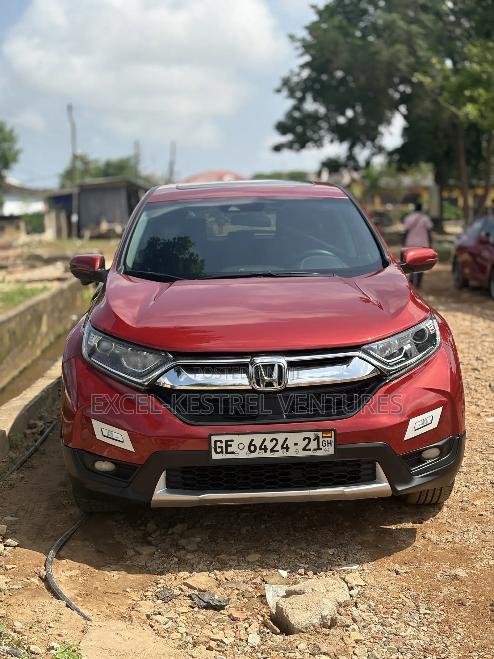 Honda CR-V EX 4dr SUV AWD (1.5L 4cyl CVT) 2017 Red