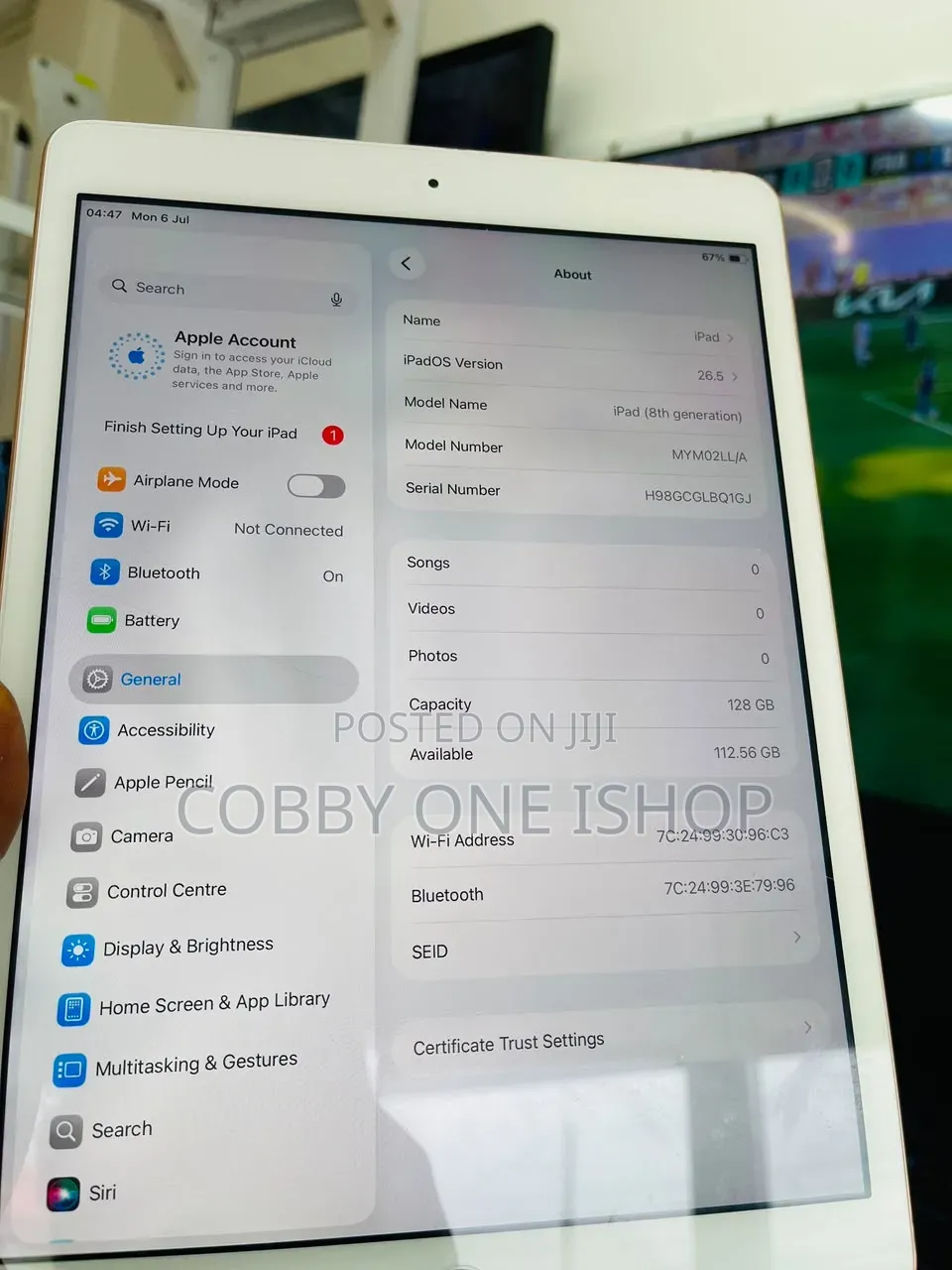 Apple iPad 10.2 (2020) Wi-Fi 128 GB Pink