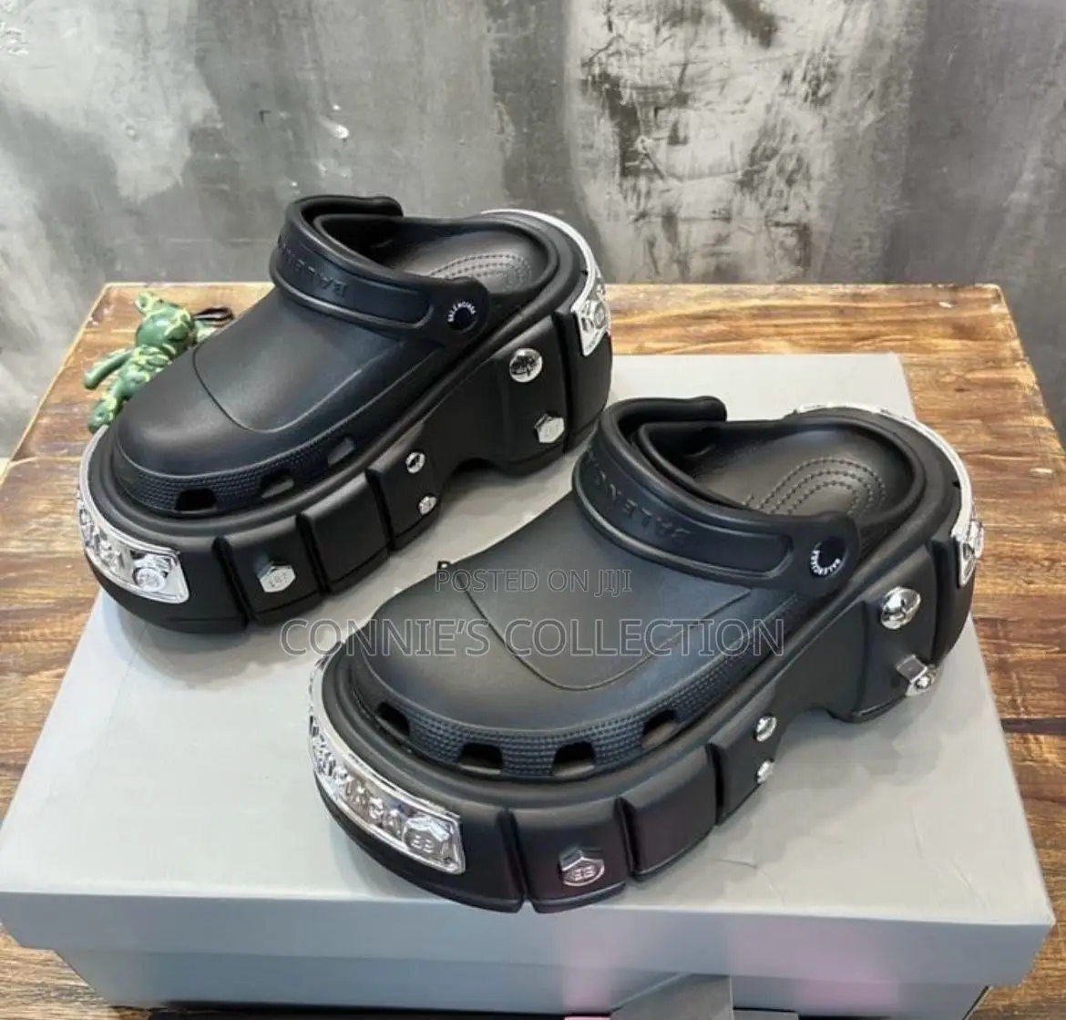 Balenciaga X Crocs Hardcrocs Platform Sandals