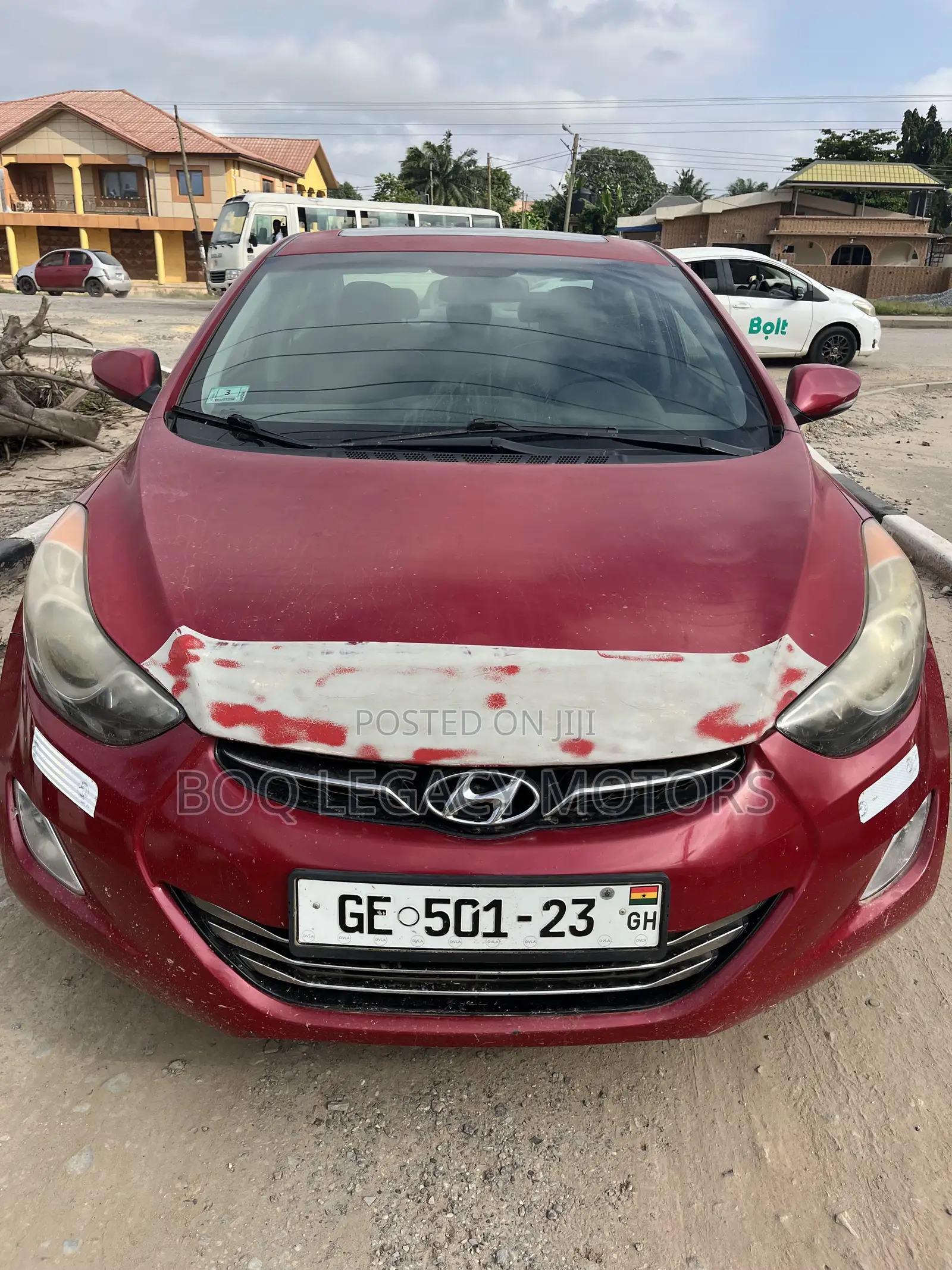 Hyundai Elantra 2013 Red