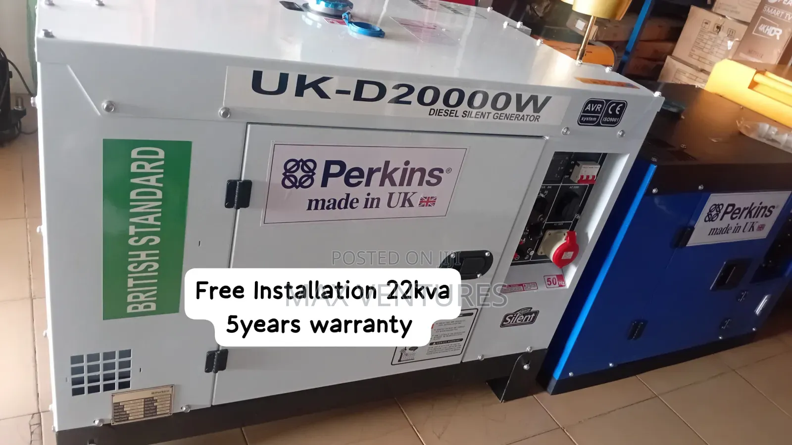 Perkins 22kva Uk Diesel Generator – Strong Performance 22kva