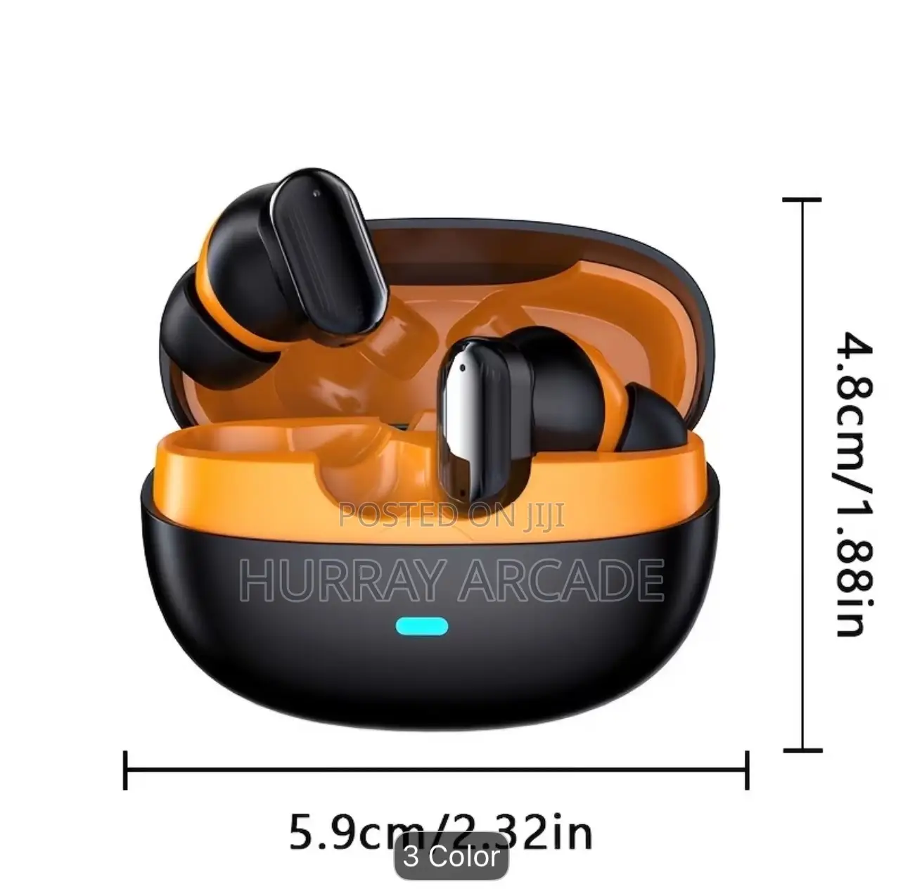 Wireless on-Ear Sleeping Headset (Black and Yellow)