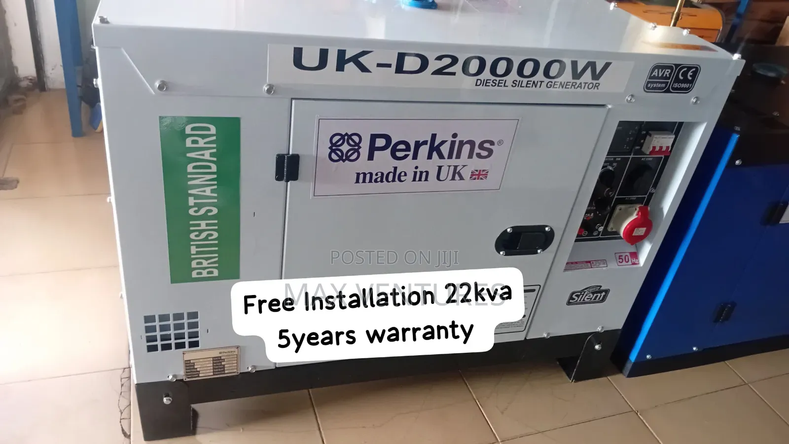 Premium Perkins 22kva Diesel Generator for Homes Businesses 22kva