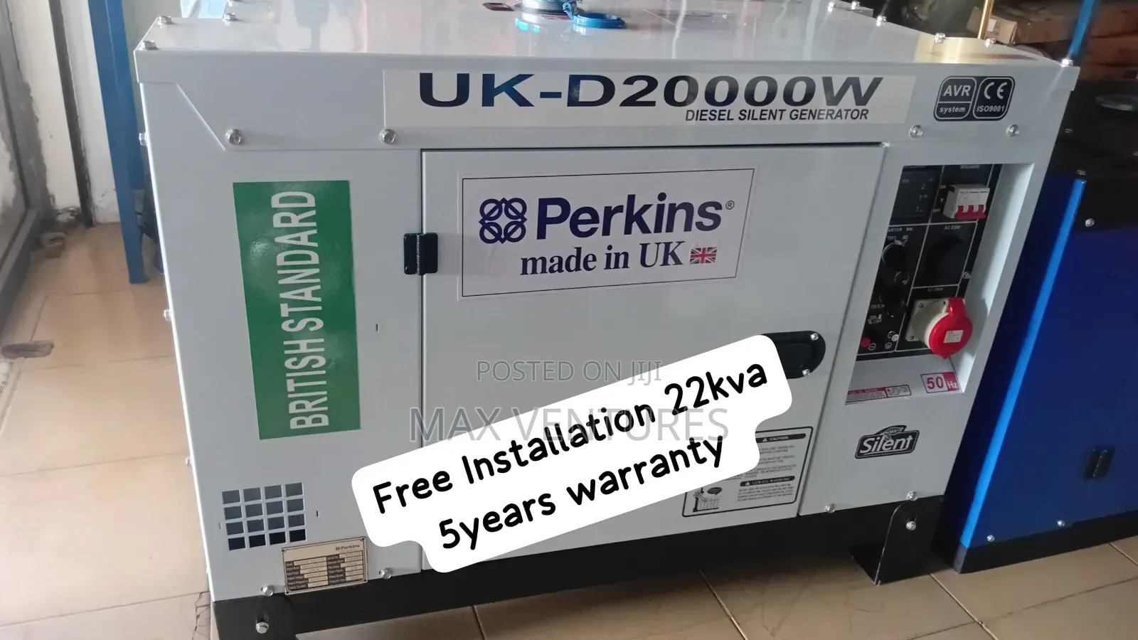 Perkins 22kva Diesel Generator – Built for Long Hours 22kva