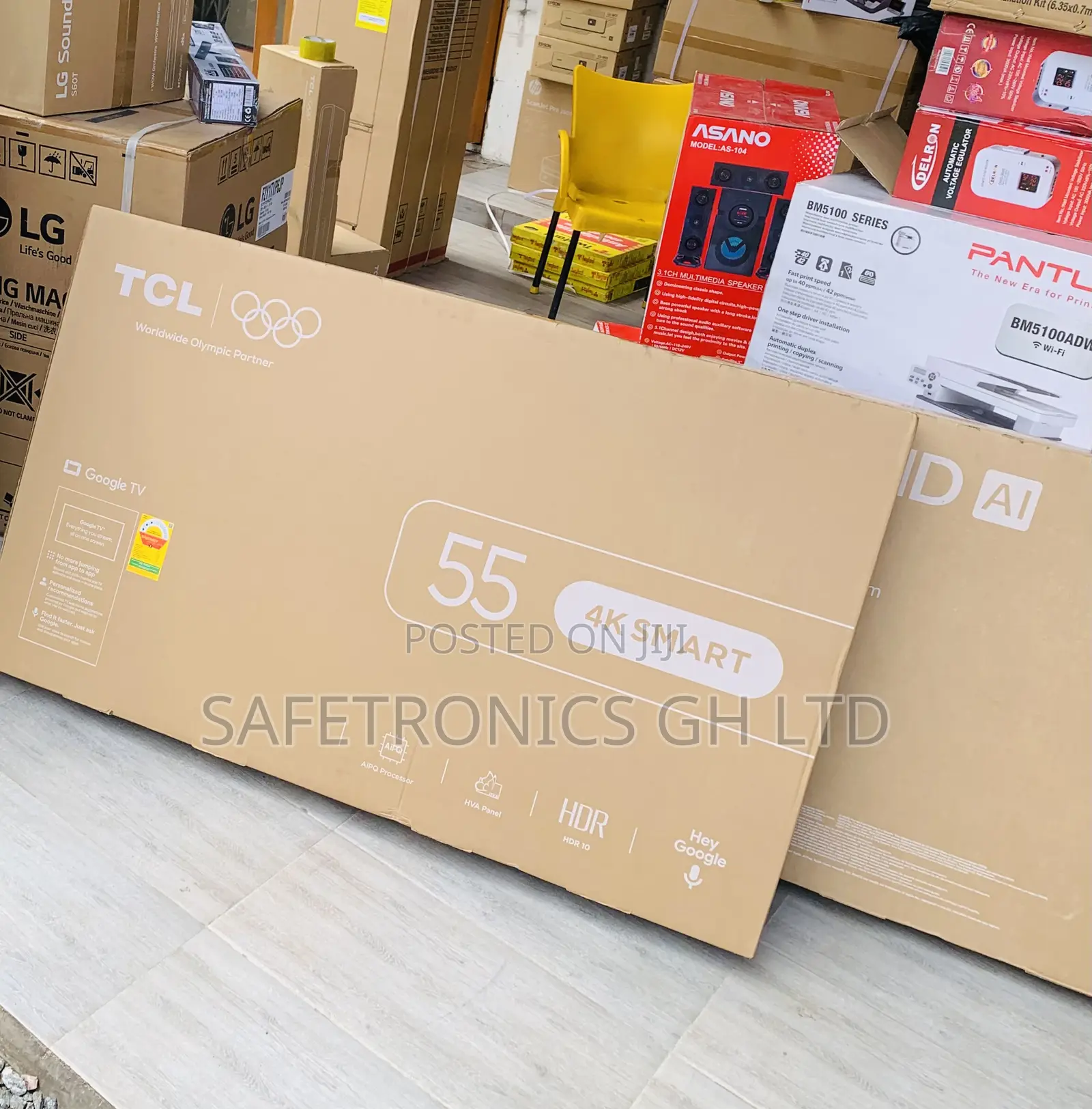 Get Affordable TCL 55"P655 Smart Sleek Uhd Tv
