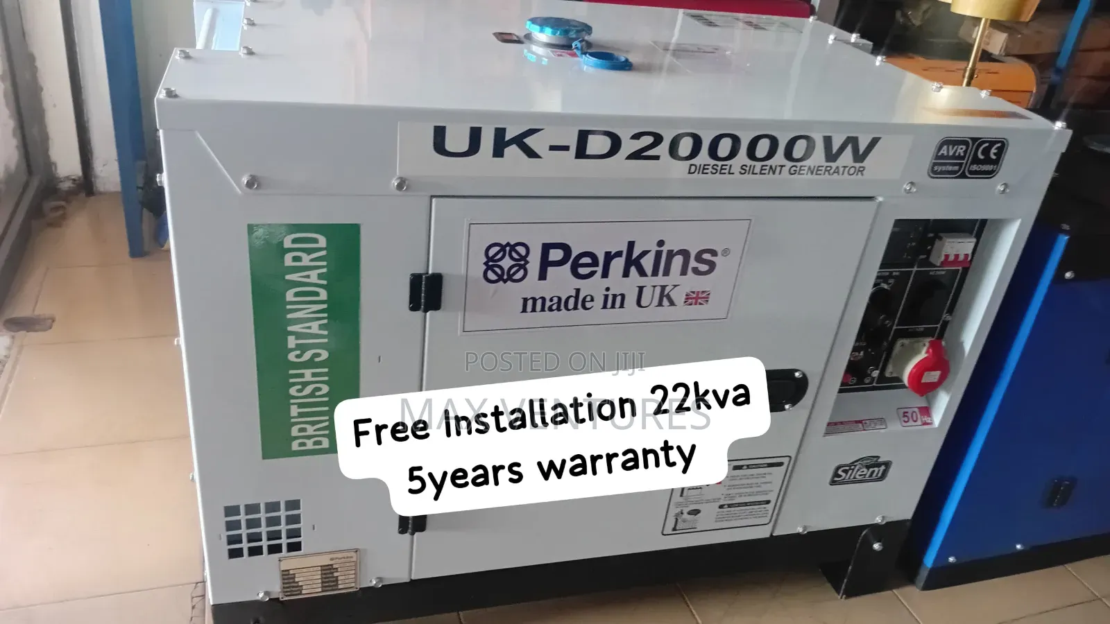 Powerful Perkins 22kva Generator – Low Fuel Consumption 22kva