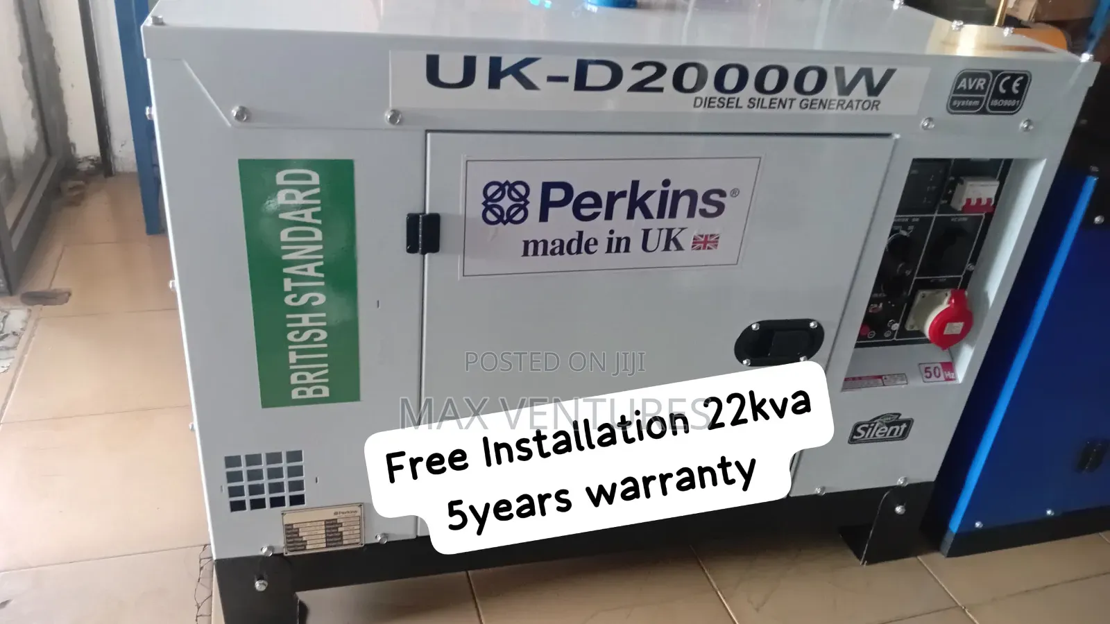 Powerful Perkins 22kva Generator – Low Fuel Consumption 22kva