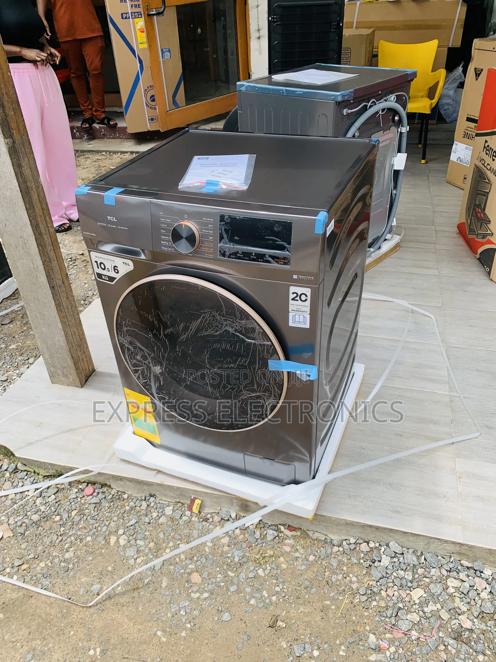TCL-Front Load Washer-10.5kg Dryer-6kgs-C211wdg