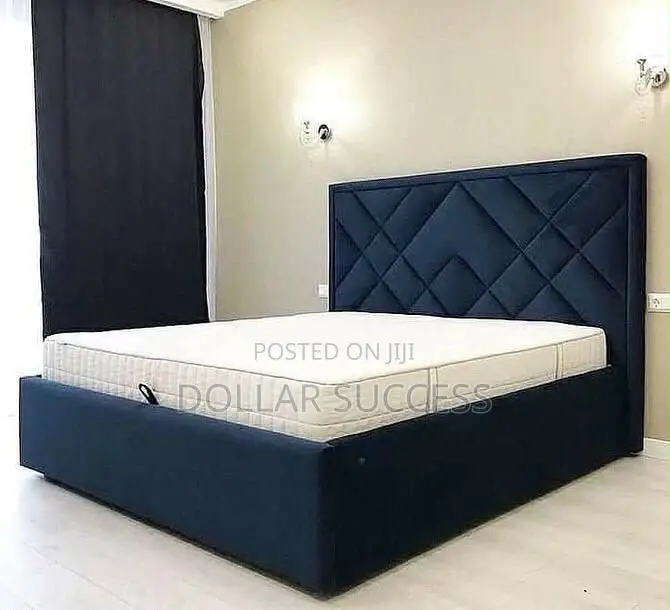 Pattern Double Bedframe With Mattress