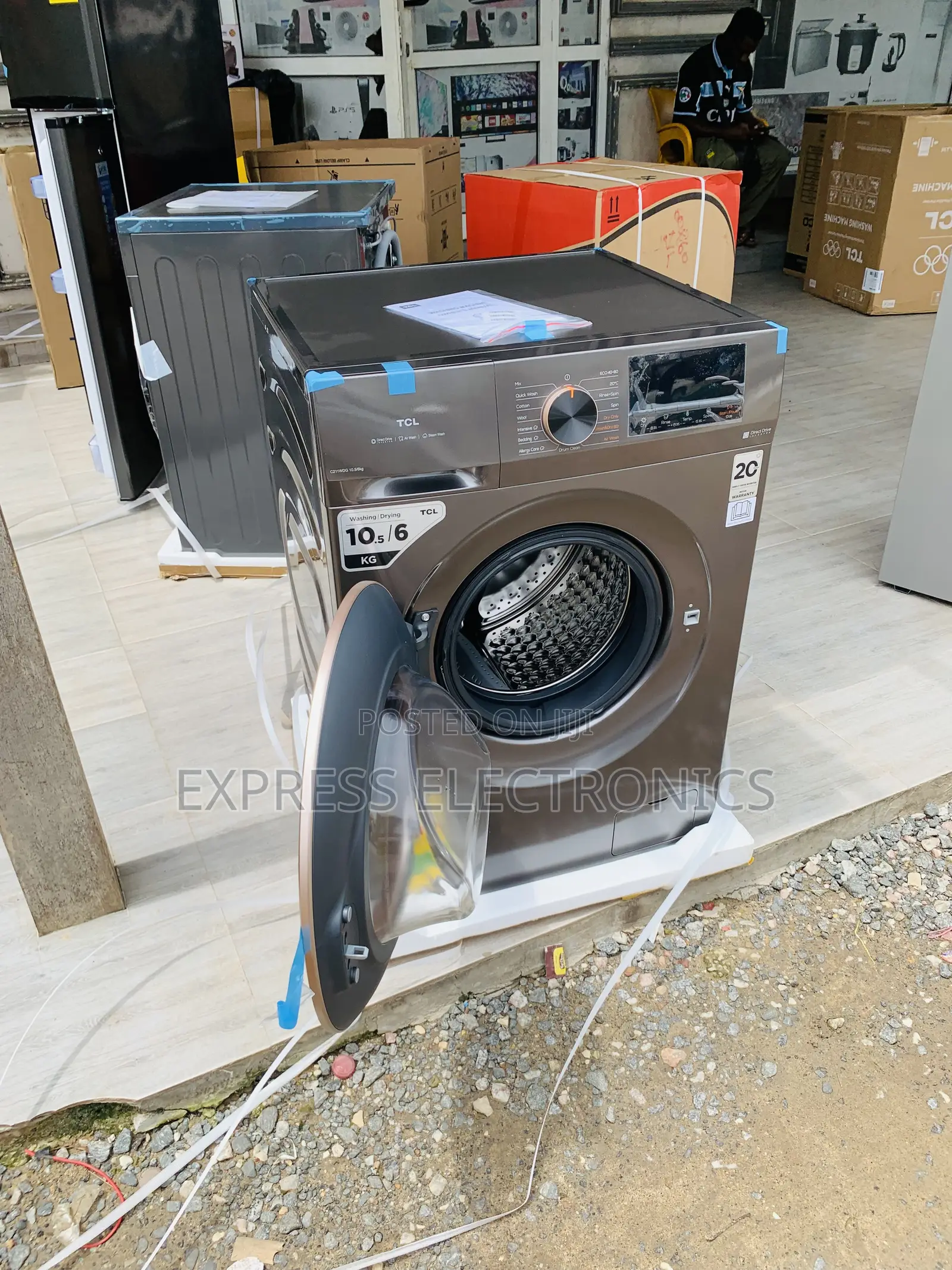 Ultra High Quality TCL-Front Load Washer-10.5kg Dryer-6kgs-C211wdg