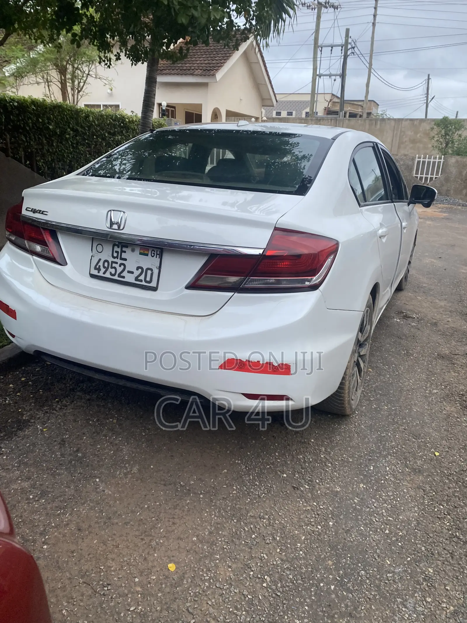Honda Civic EX-L 4dr Sedan (1.8L 4cyl CVT) 2015 White
