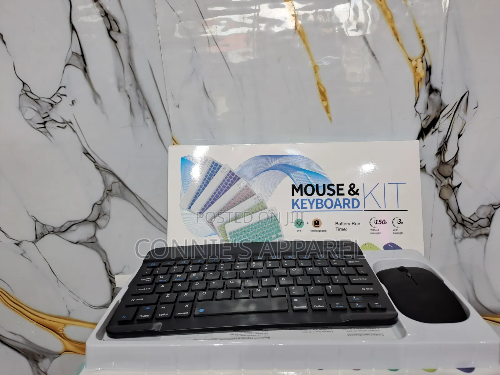 Mouse And Keyboard Kit For Tablets/Wifi And Rechargeable