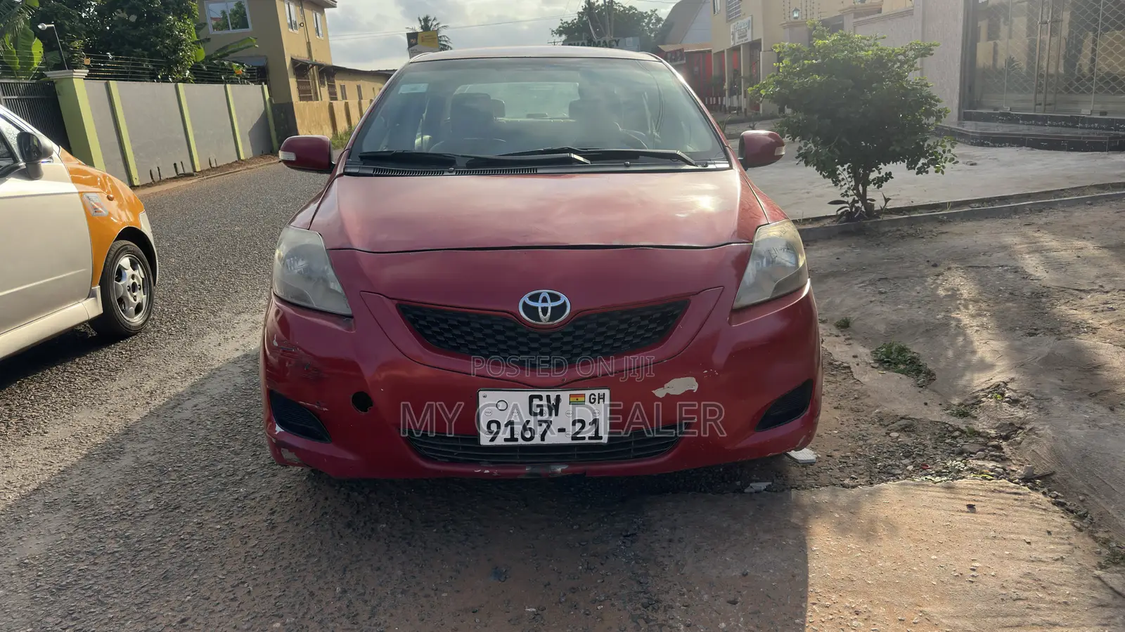 Toyota Belta 2010 Red