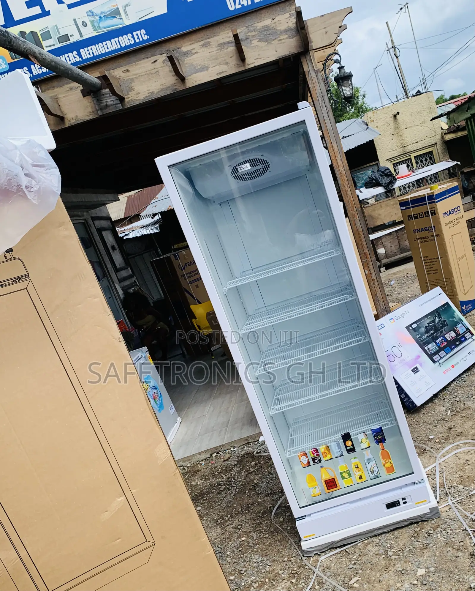 Original Zara-600dfg 591-Liter Single-Door Display Refrigerator