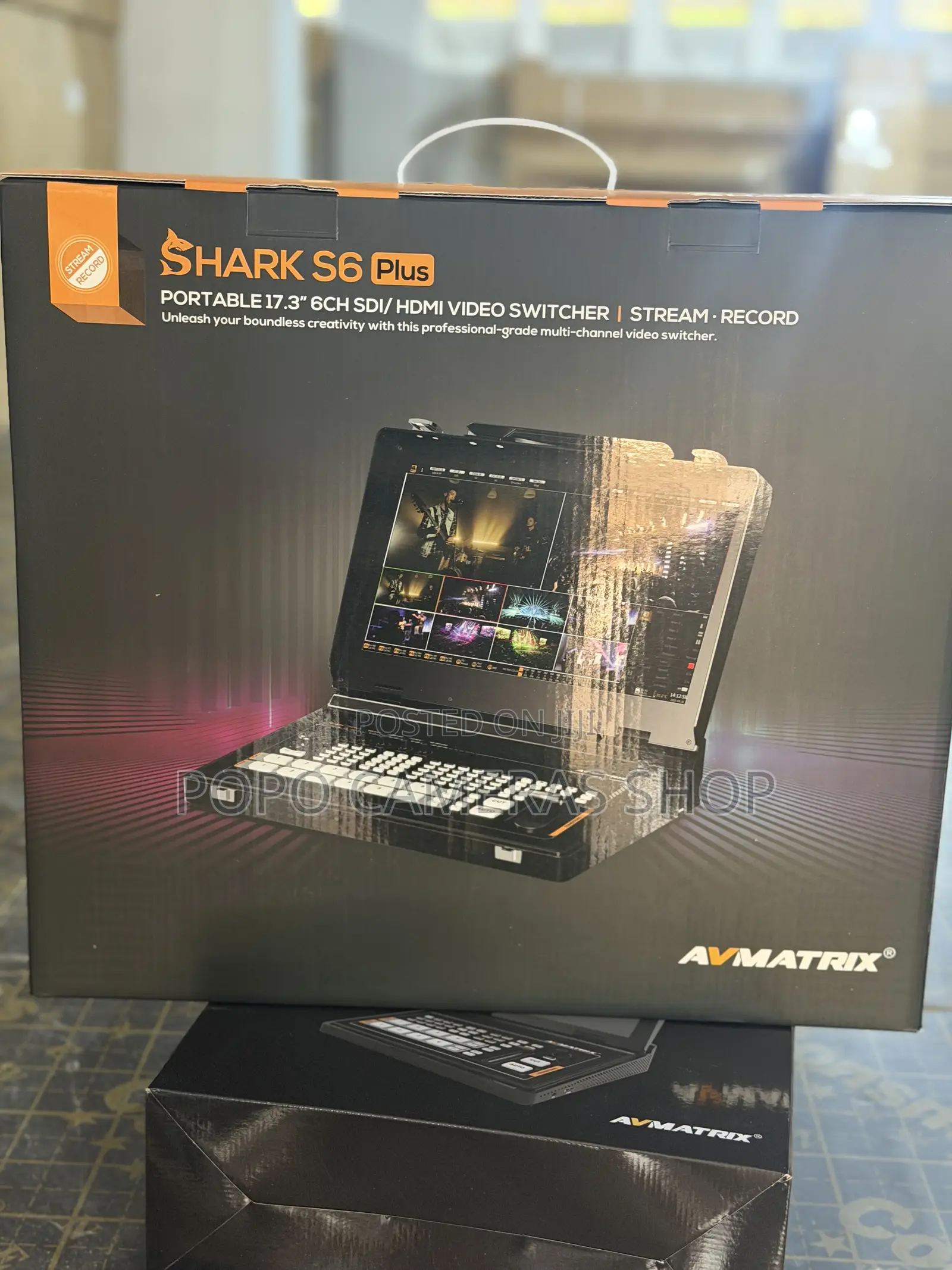 Avmatrix Shark S6 Plus 6-channel Sdi/Hdmi Portable Video Switcher With