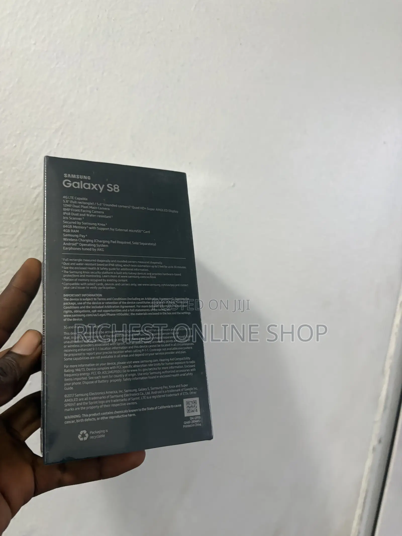New Samsung Galaxy S8 64 GB Blue