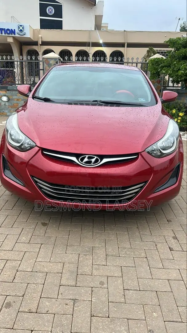 Hyundai Elantra 2015 Red