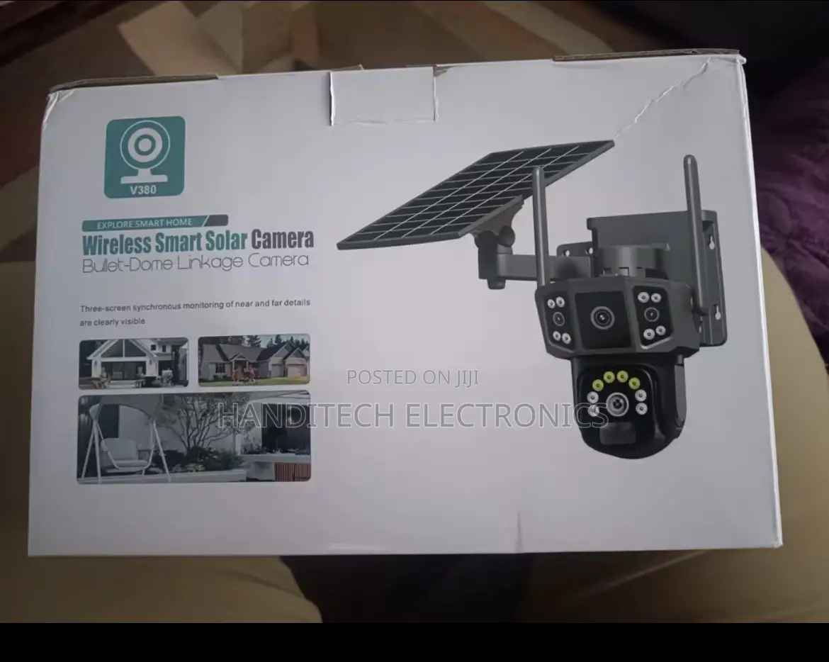 Solar Wifi Security Camera – Dual Lens, Outdoor Ptz, Wireless CCTV