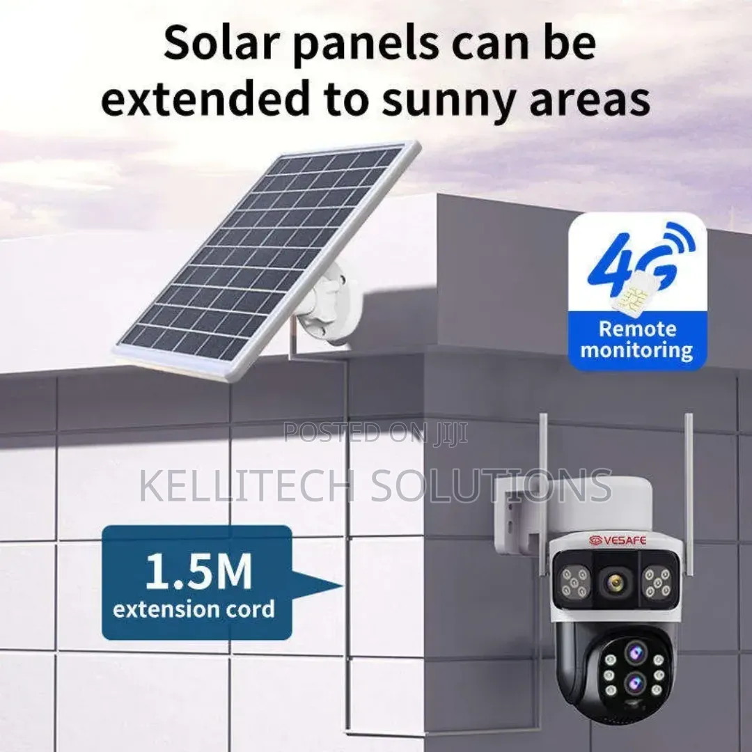 Solar Double Lens 4g Eseecloud CCTV Security Camera