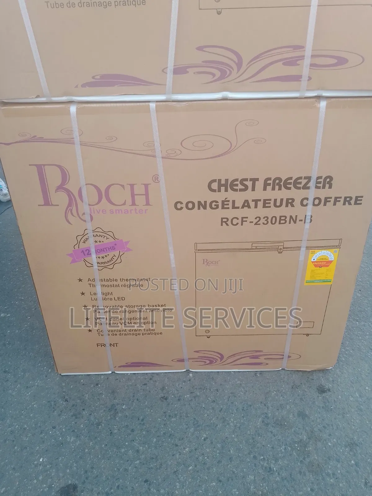 Freezer # Roch 200l With Sliding Glass