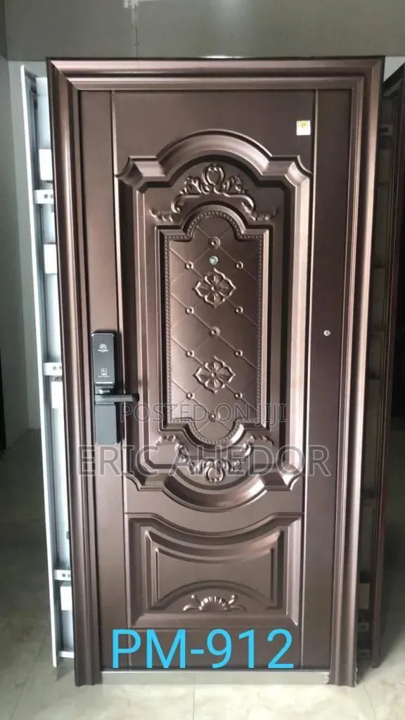 Full Metal Security Door Has 5 Locks Plus Accessories