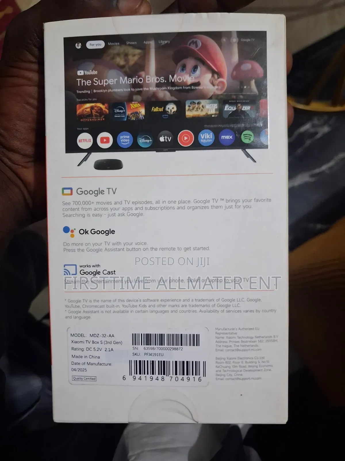Xiaomi Tv Box S 3rd Gen (Android Tv Box)