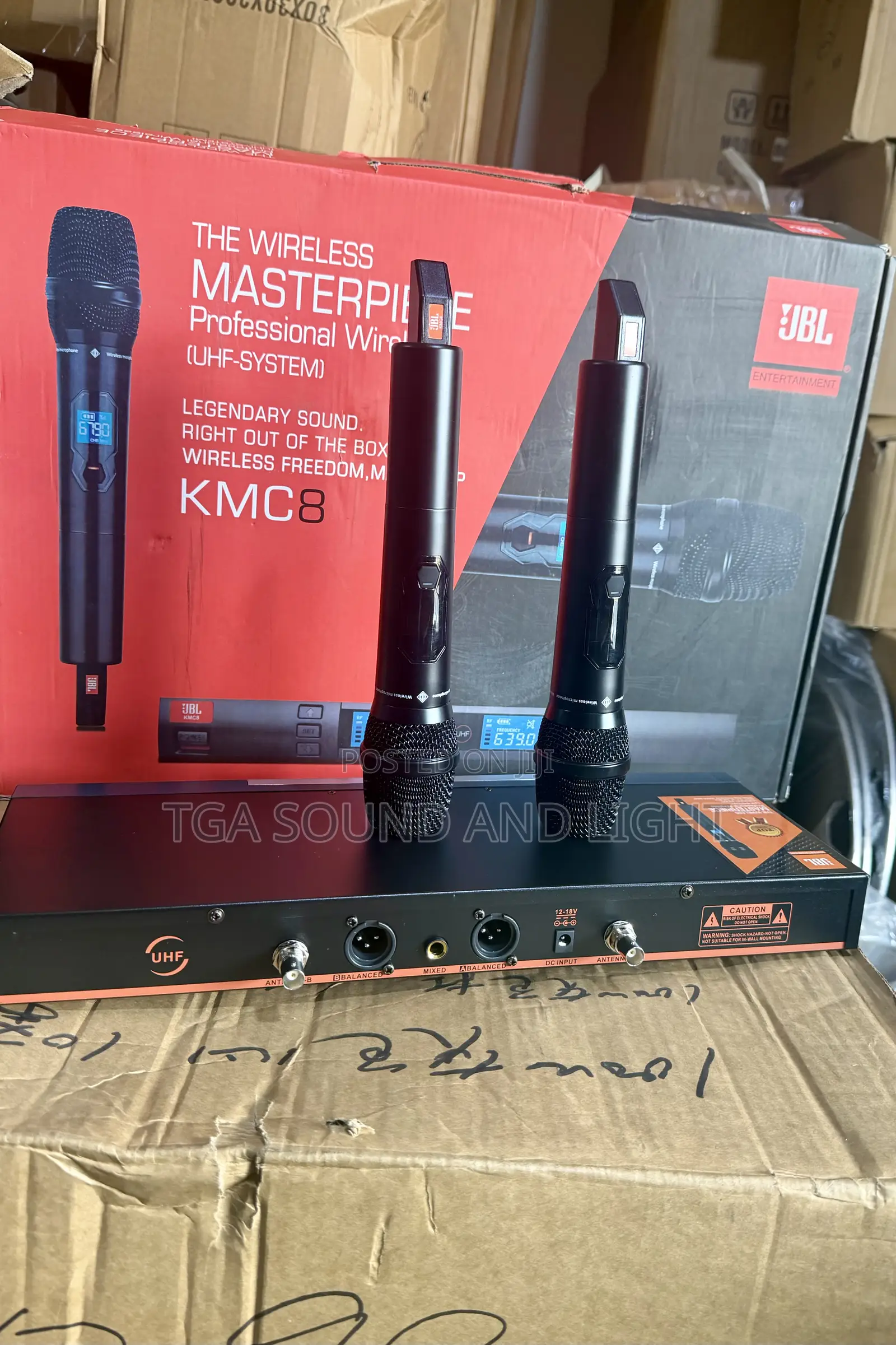JBL Kmc8 Multi-Channels Dual Wireless Microphone Set