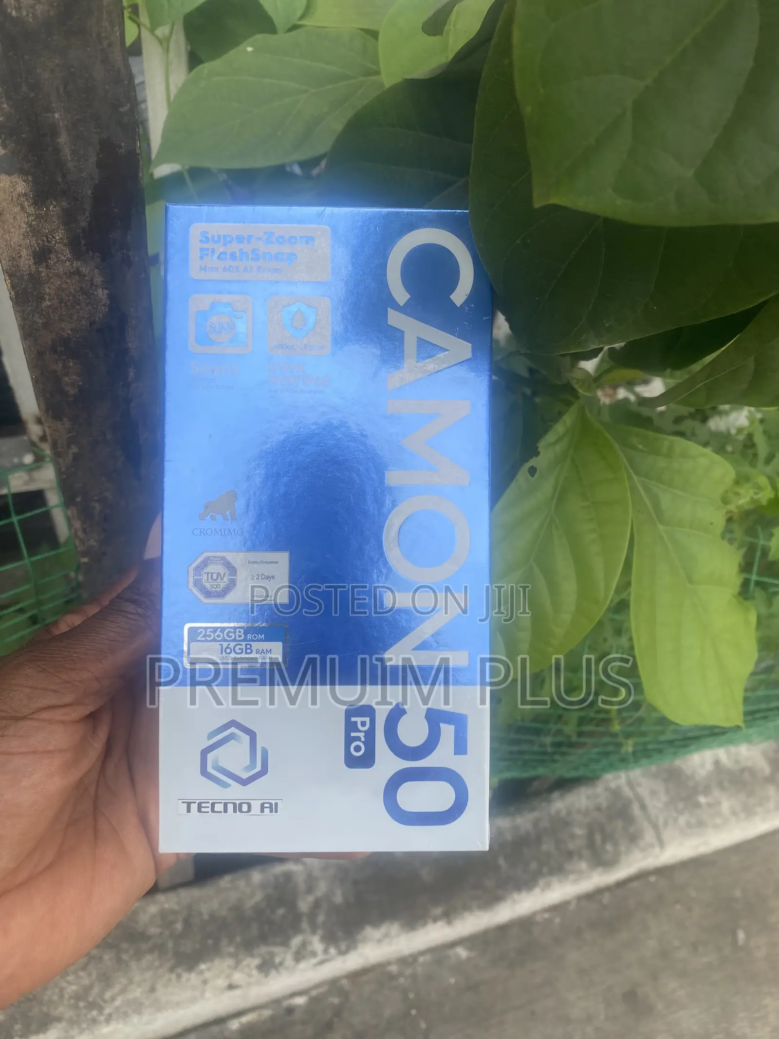 New Tecno Camon 50 Pro 256 GB Black
