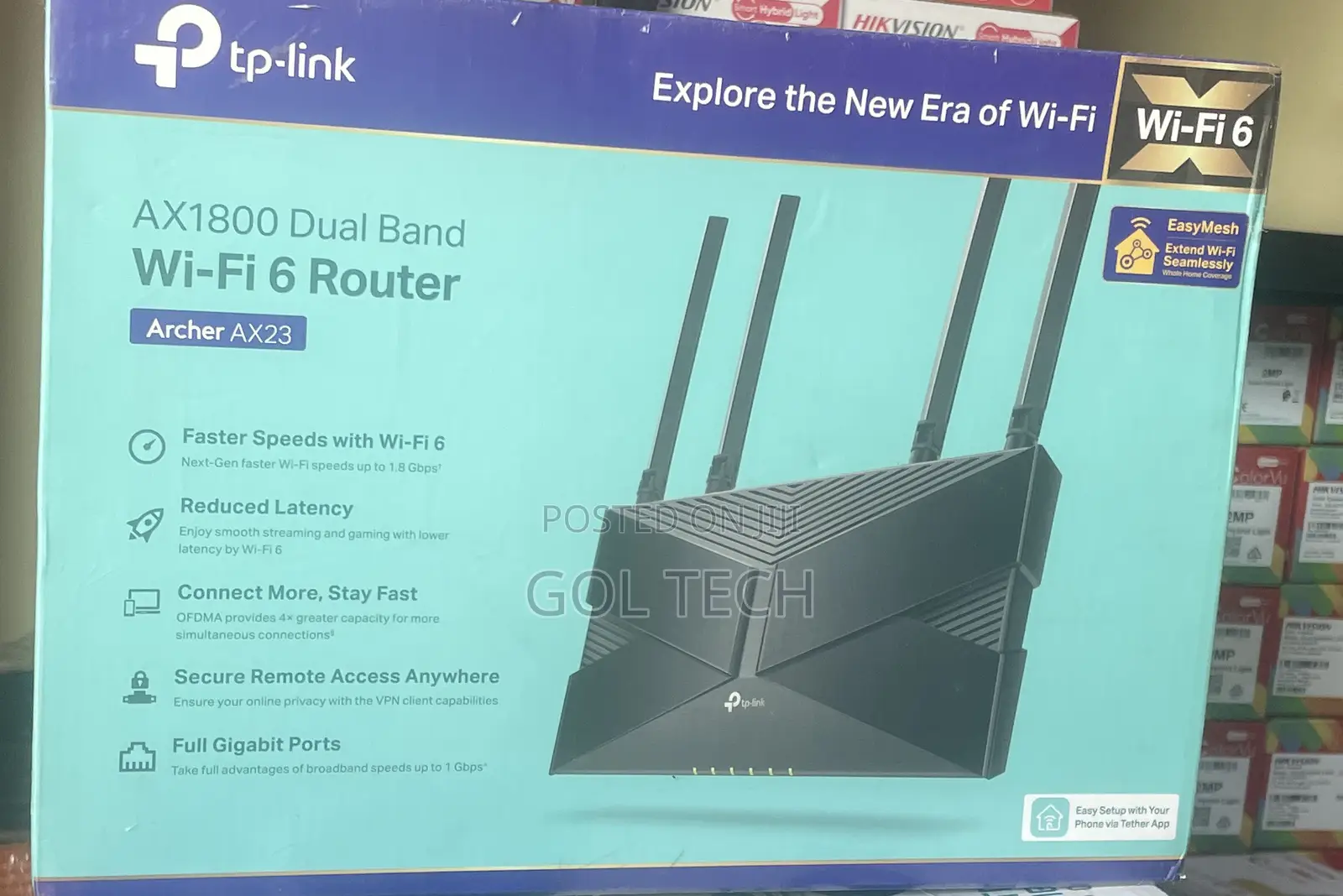 Tp-Link Ax1800 Dual Band Wifi 6 Router