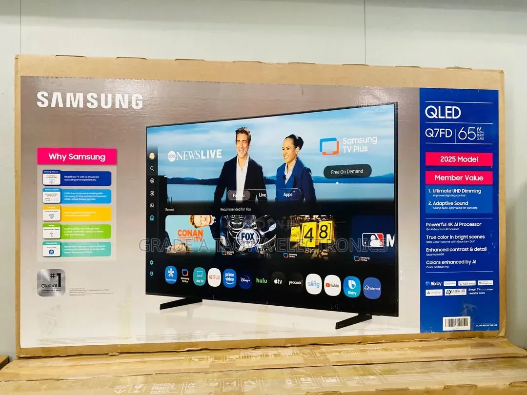 Neat Samsung 65inch Qled Smart TV