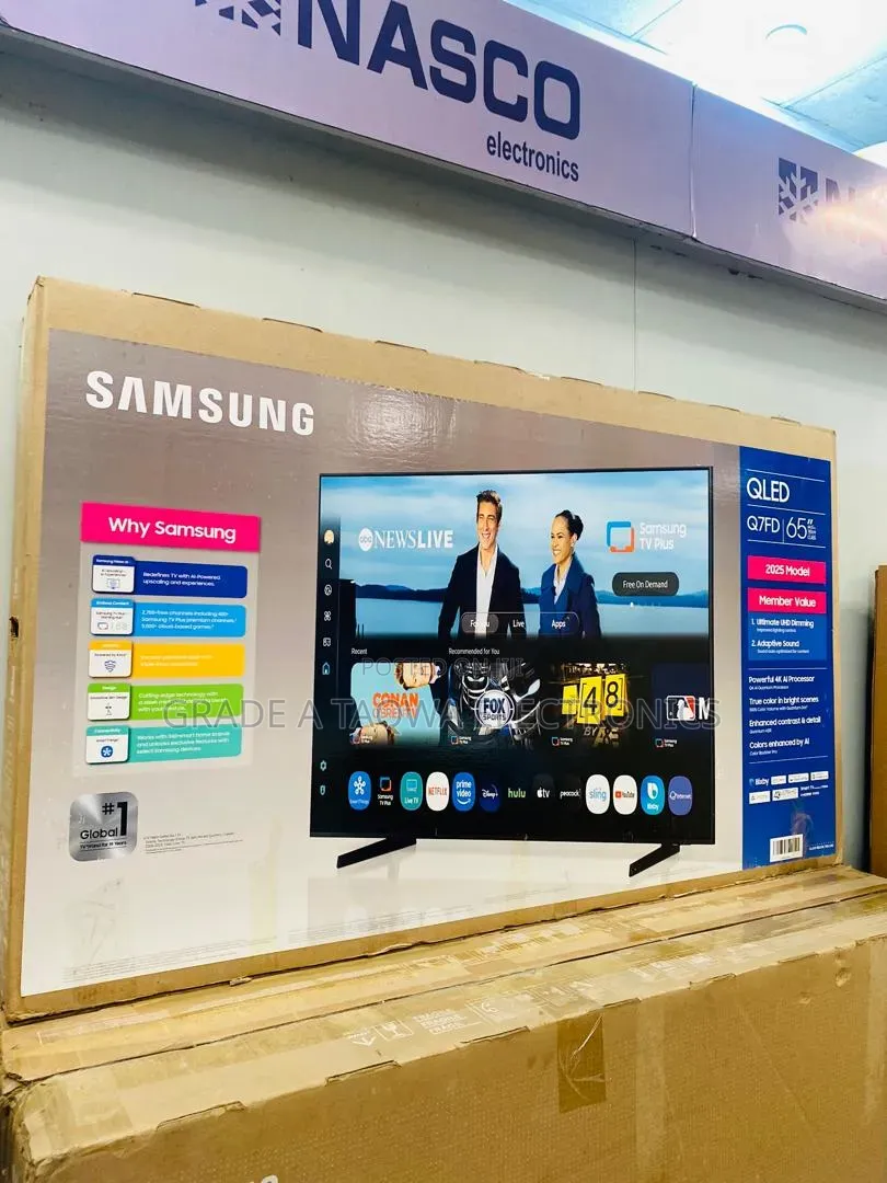 Neat Samsung 65inch Qled Smart TV
