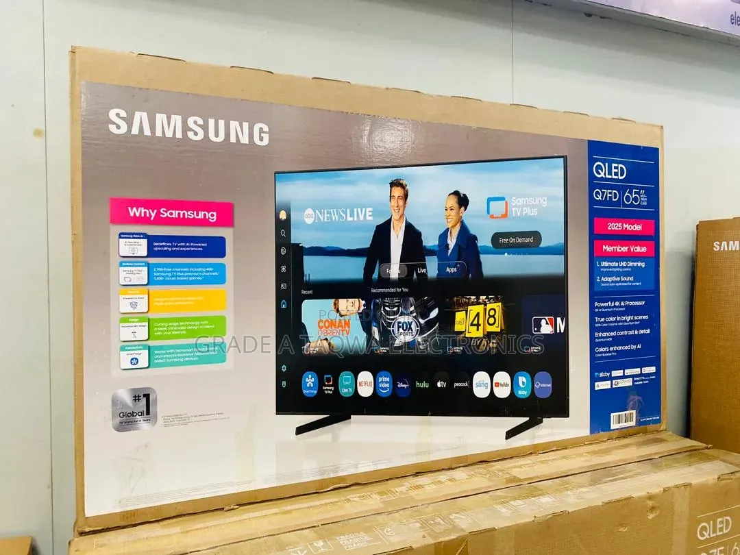 Sleek 65inch Samsung Uhd Smart TV