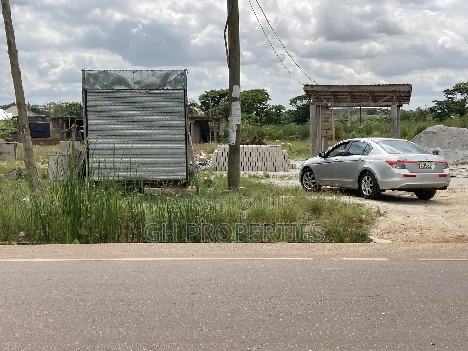 Two Plots at Main Road Sokoban Kwame Main Road.