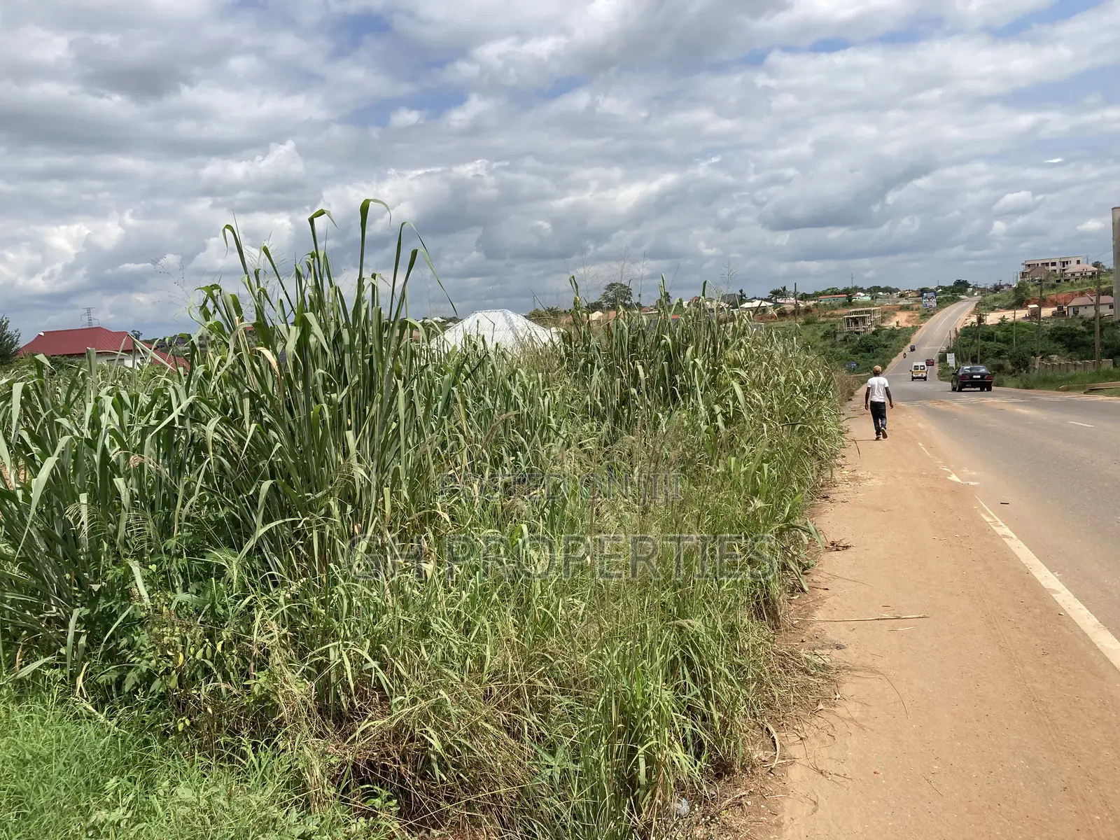 One Plot for Sale at Kwanwoma Duropem Main Road.