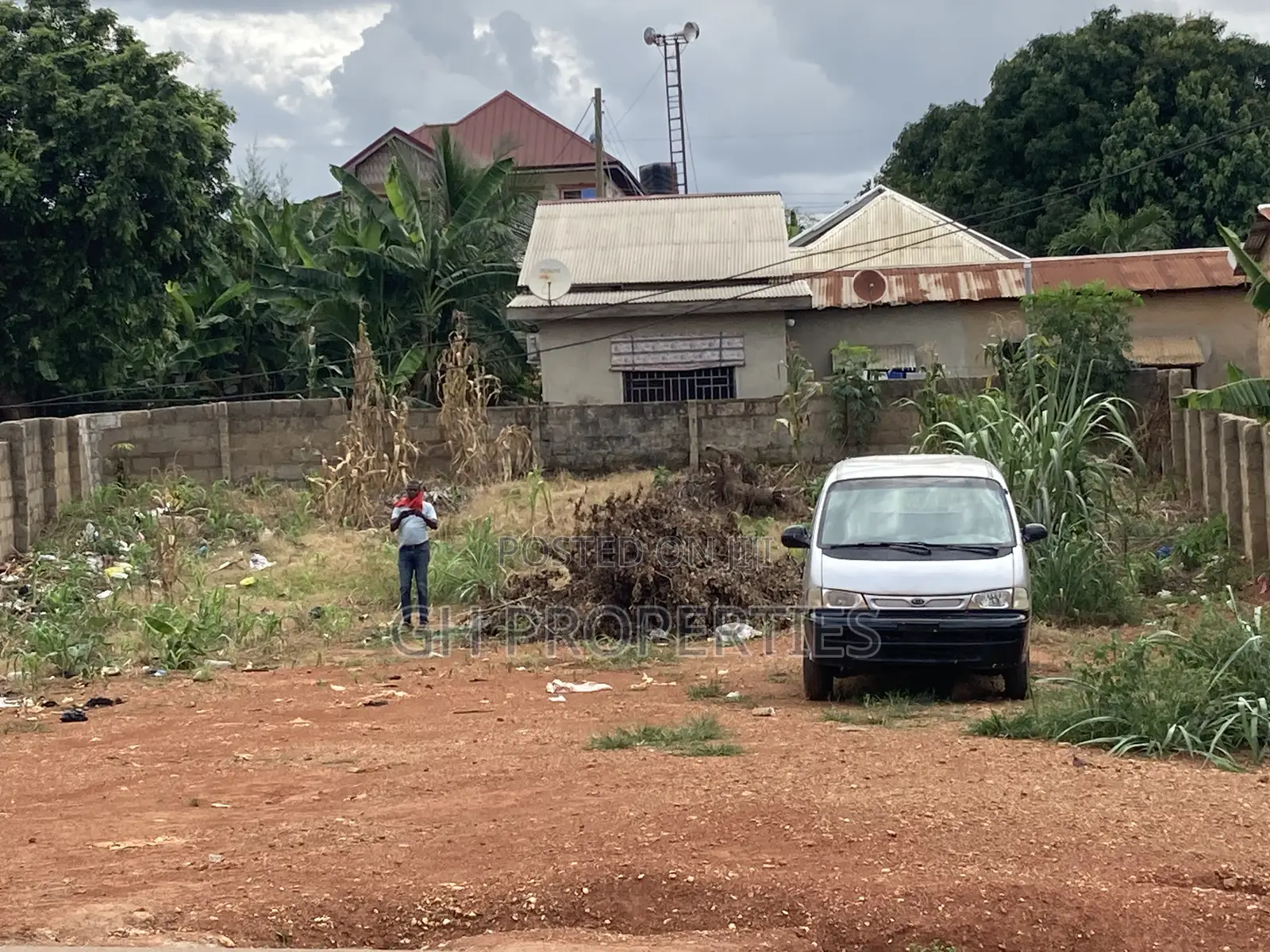 Half Plot for Sale at Sokoban,Abuabo Main Road.