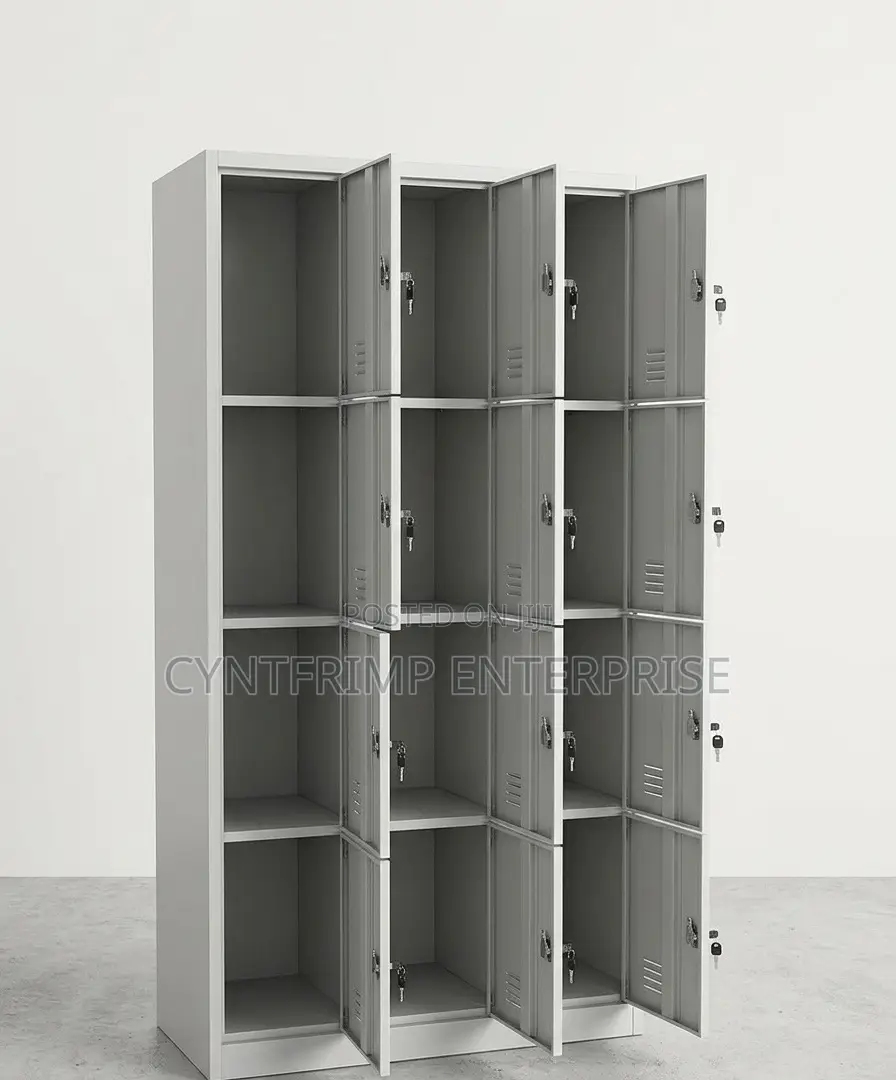 12-Door Metal Storage Locker