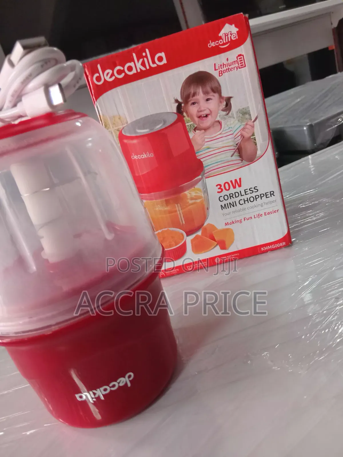 Original Decakila 30w Cordless Mini Food Chopper 300ml