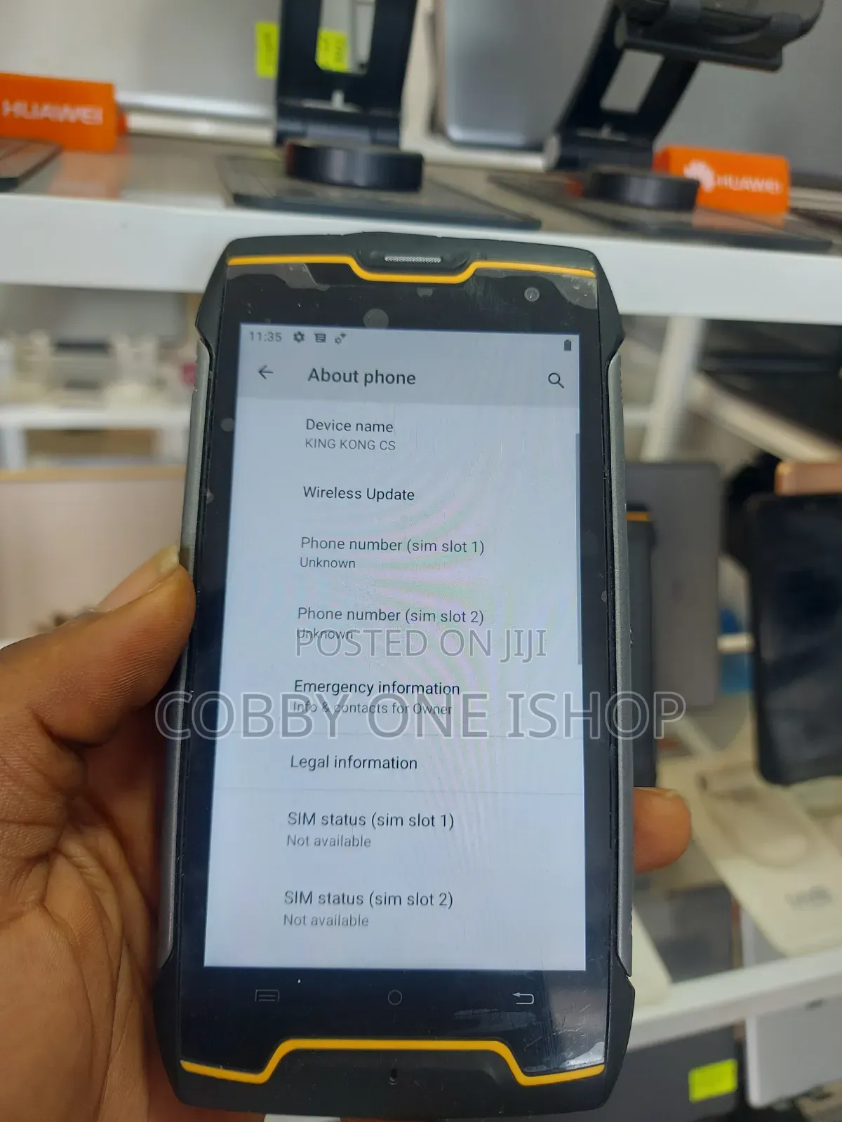 Cubot King Kong CS 16 GB Black