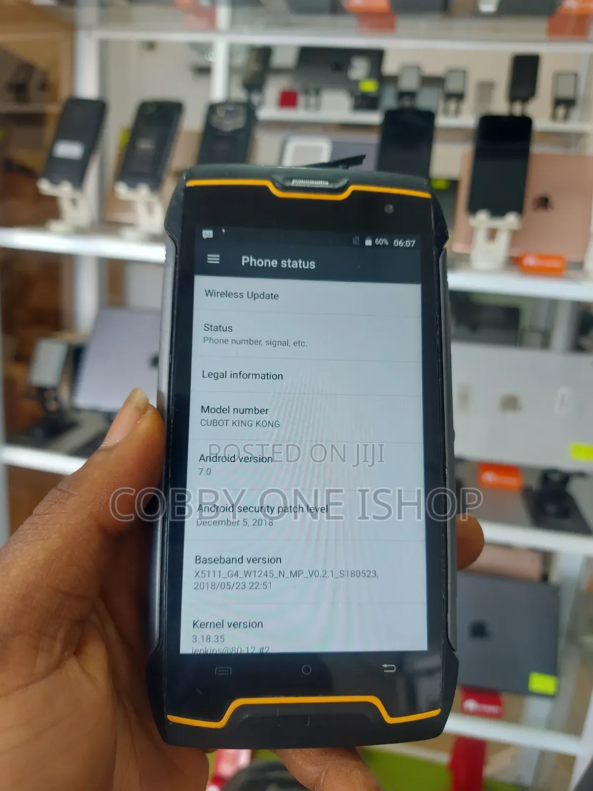 Cubot King Kong 16 GB Black