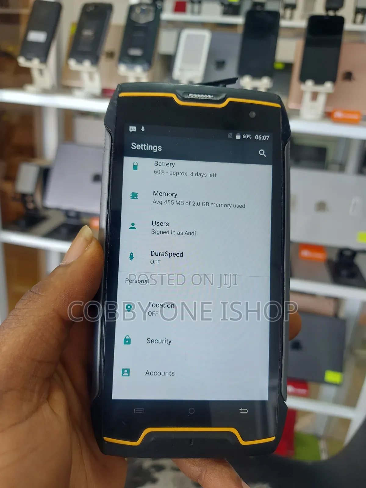 Cubot King Kong 16 GB Black