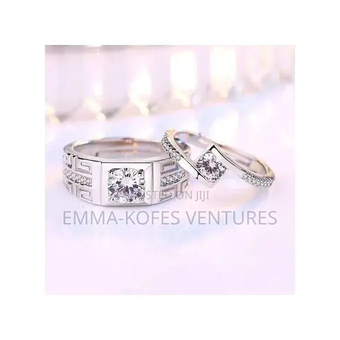 Aidailu Diamond Wedding Rings for Men and Women Rings for Couples