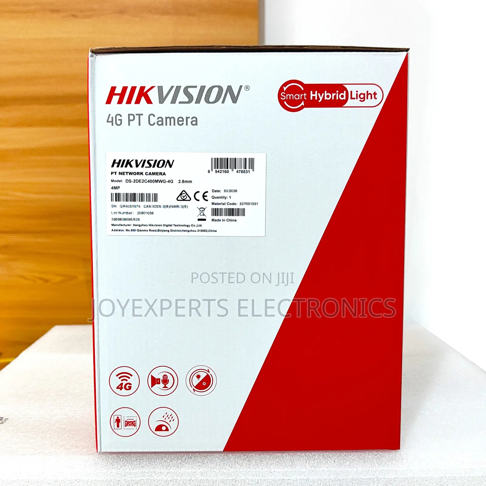 Hikvision 4g Outdoor PTZ CCTV Camera - 4mp Super Clear Mobile View