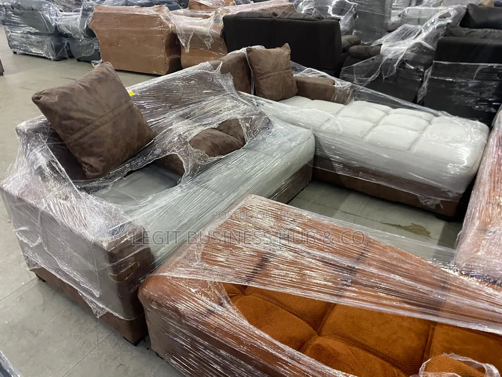 Sofa Modern L Shape 3 Seater