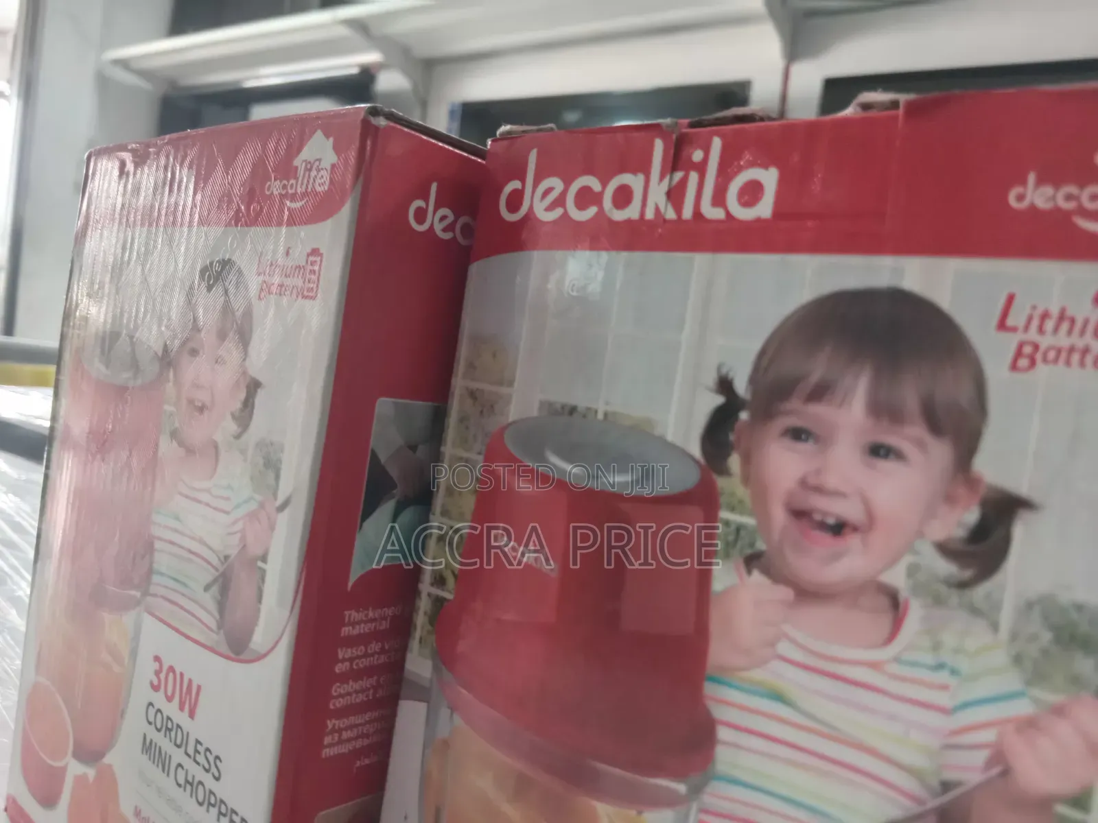 Decakila Mini Food Processor Usb Rechargeable